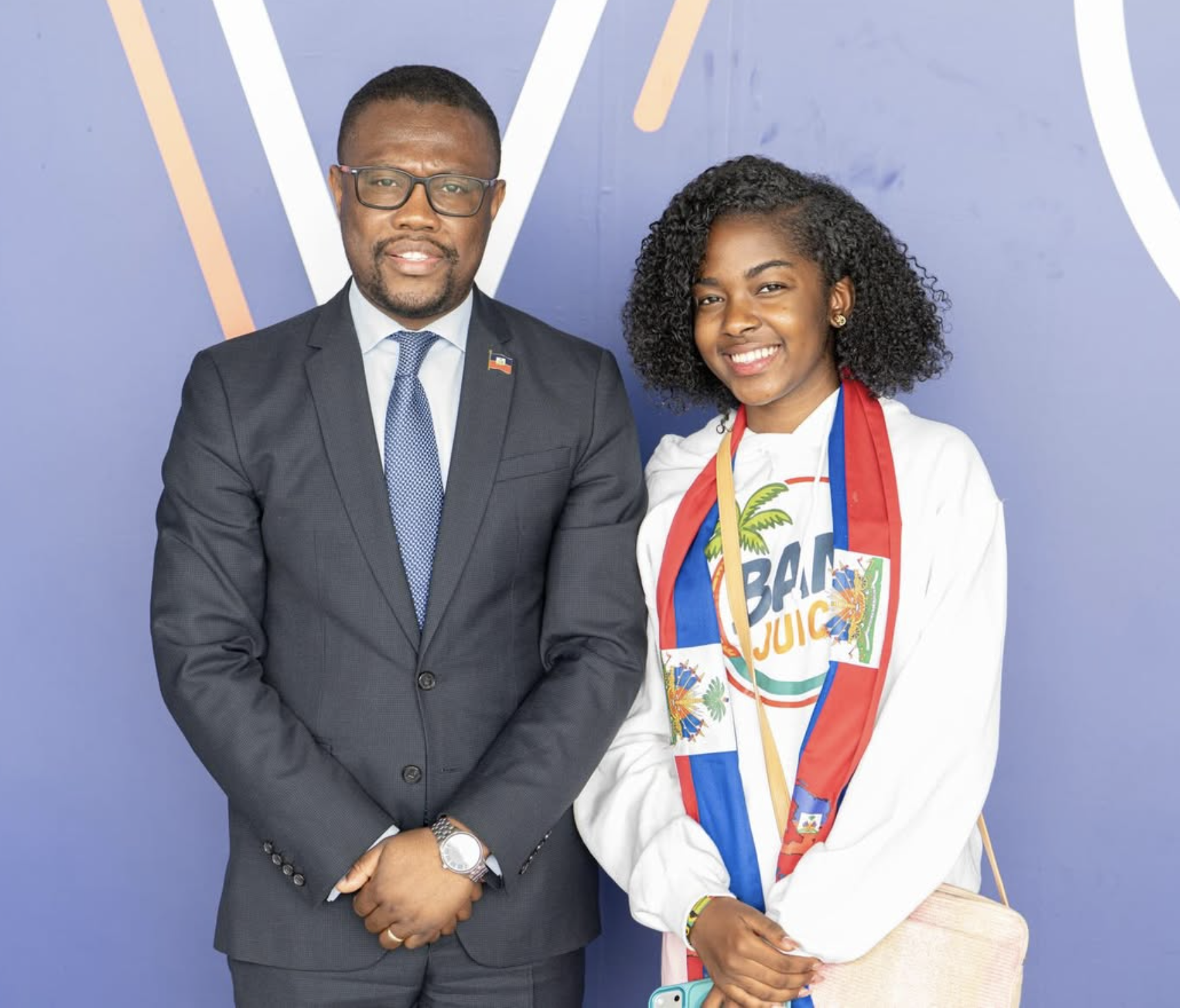 Ariana with official