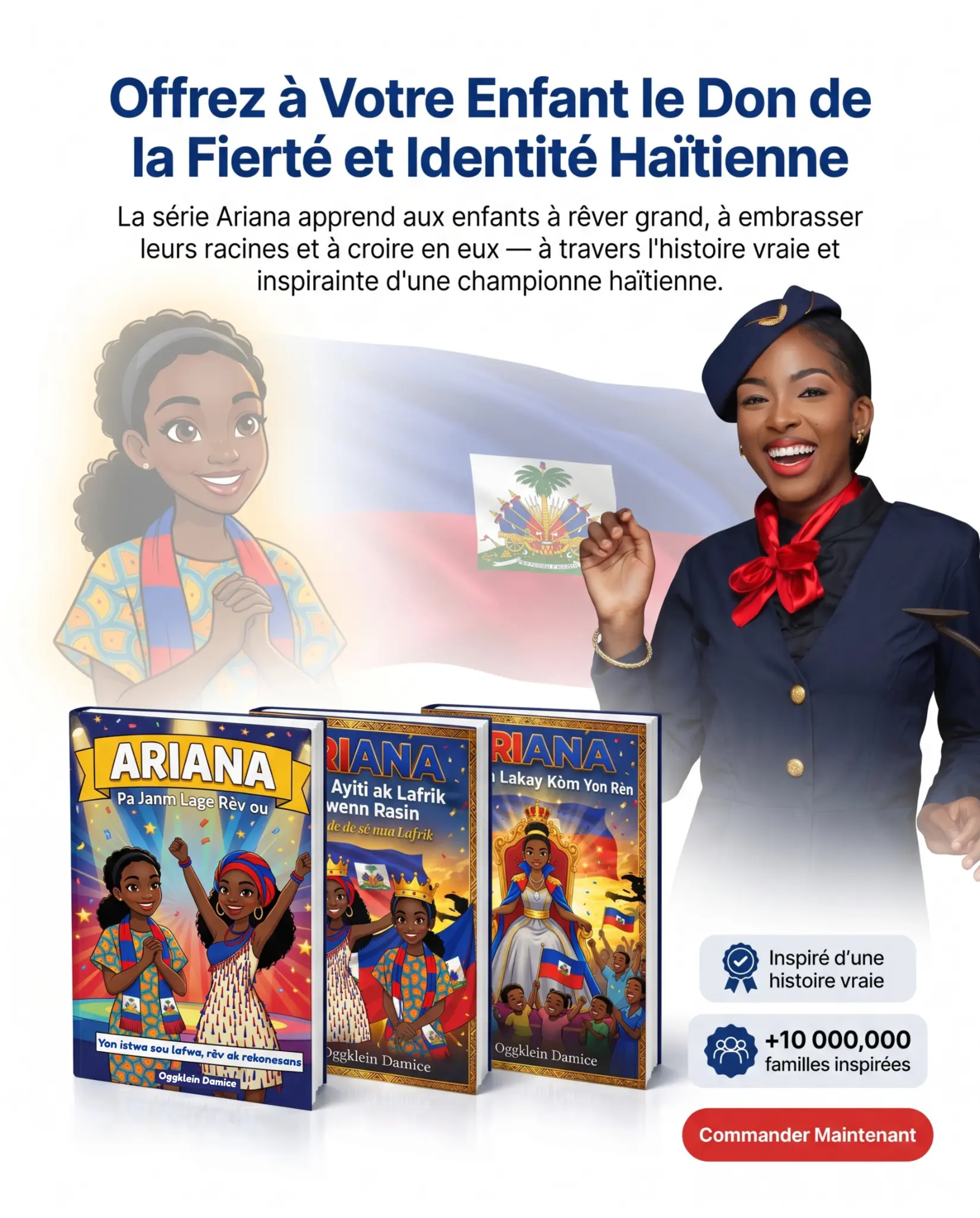 Ariana Ti Jeni - Offrez à Votre Enfant le Don de la Fierté et Identité Haïtienne