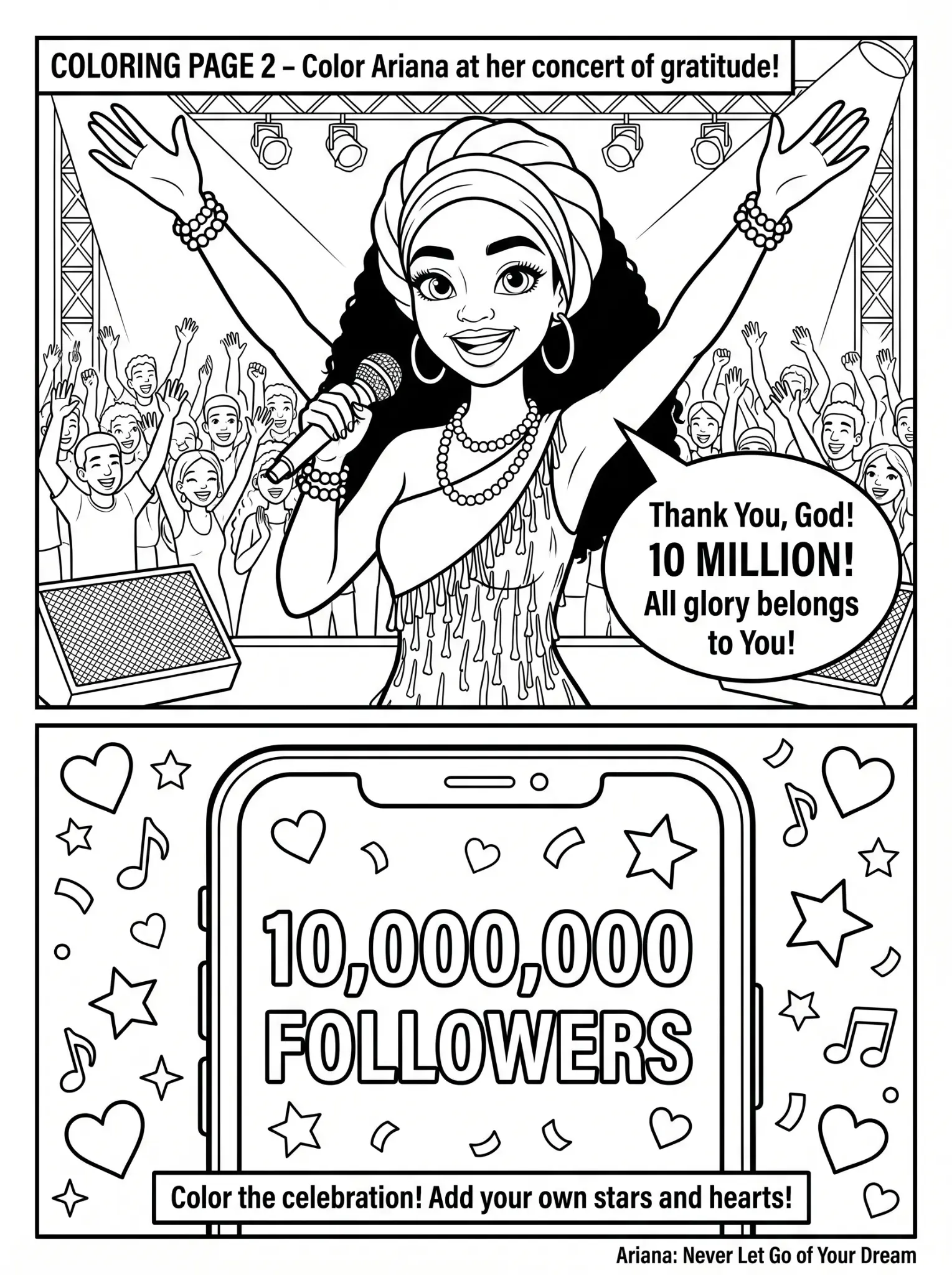 Page à colorier incluse !