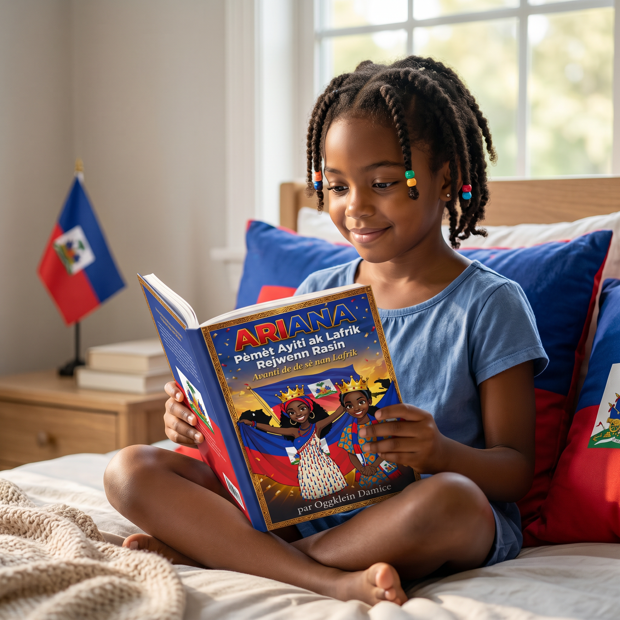 Petite fille lisant Ariana Tome 2